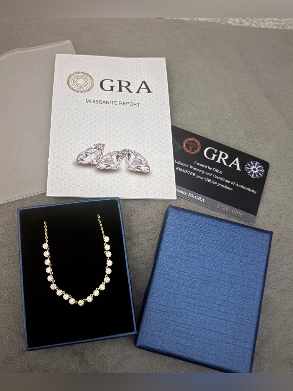 U Smile Moissanite Necklace